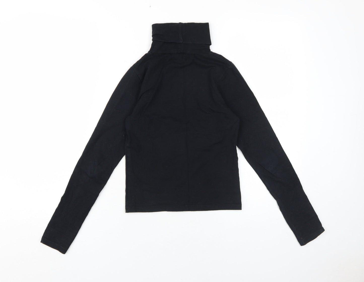 Womens UK Size S American Apparel Black Basic