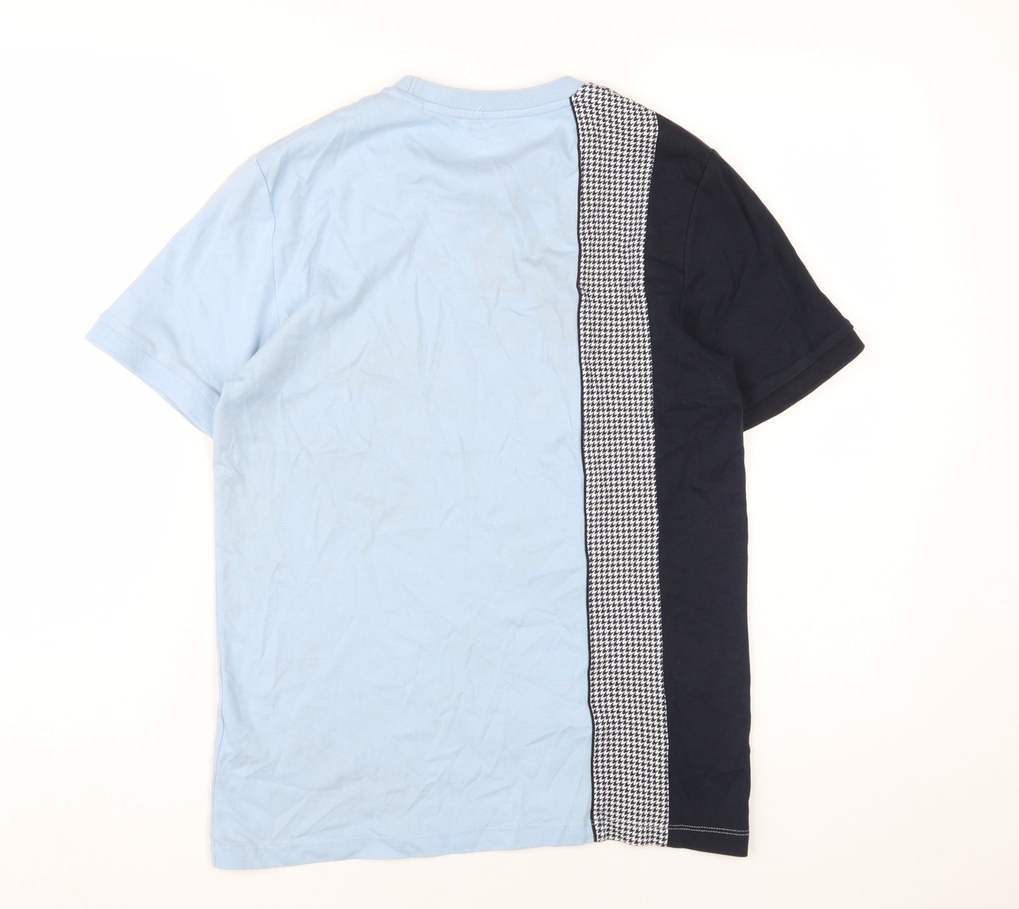 Next Men's Blue Colourblock Short Sleeve T-Shirt