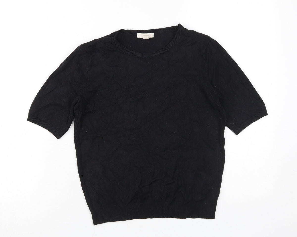 Womens UK Size S H&M Black Pullover Jumper