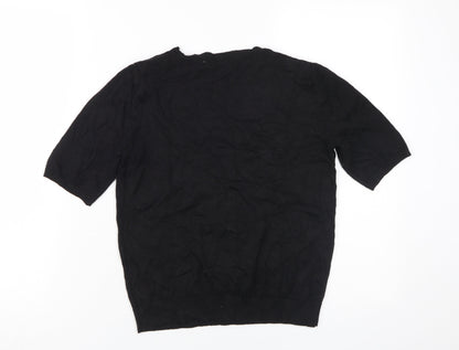 Womens UK Size S H&M Black Pullover Jumper