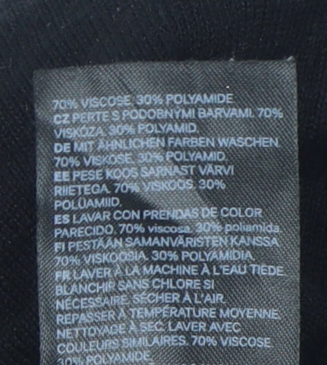 Womens UK Size S H&M Black Pullover Jumper