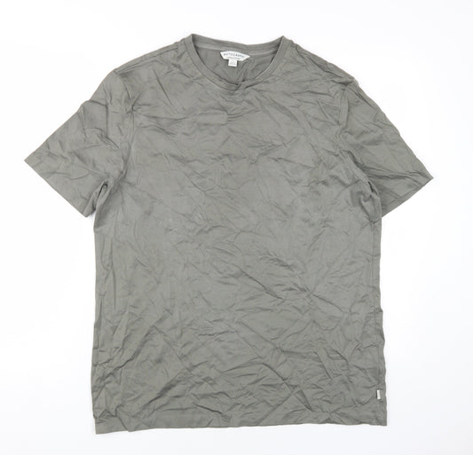 Marks and Spencer Grey T-Shirt Men Large Crew Neck