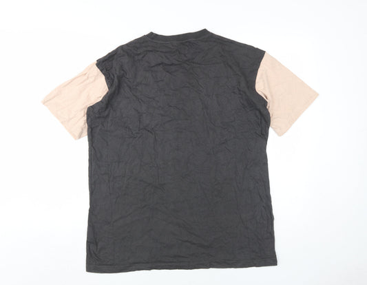 Womens UK Size 10 Missguided Multicoloured Basic T-Shirt