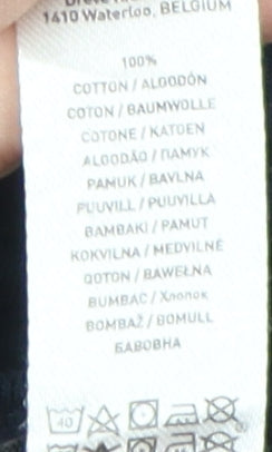 Nasty Gal Women's Navy T-Shirt XL Casual Cotton