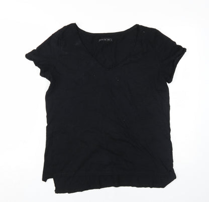 Womens UK Size L Mohito Black Basic T-Shirt