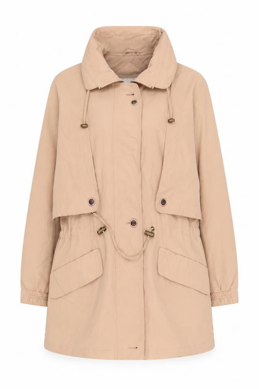 House of Fraser Women’s Beige Parka Jacket Size 10