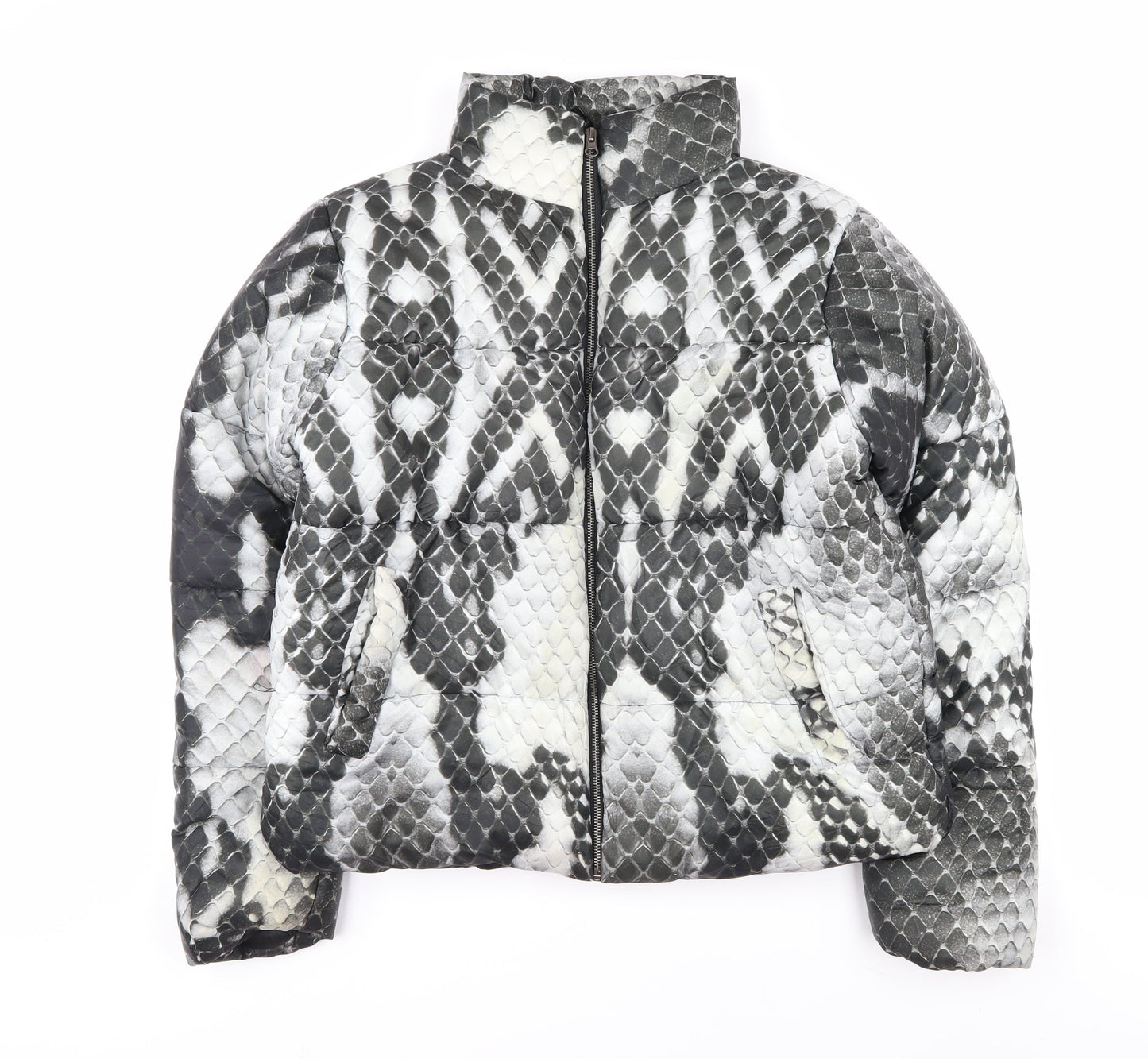 Womens UK Size L Lasula Grey Puffer Jacket