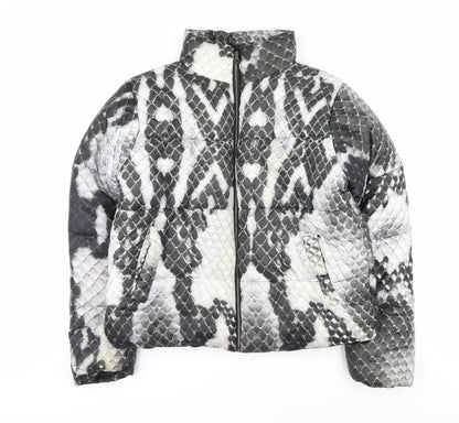 Womens UK Size L Lasula Grey Puffer Jacket