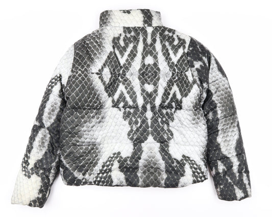 Womens UK Size L Lasula Grey Puffer Jacket