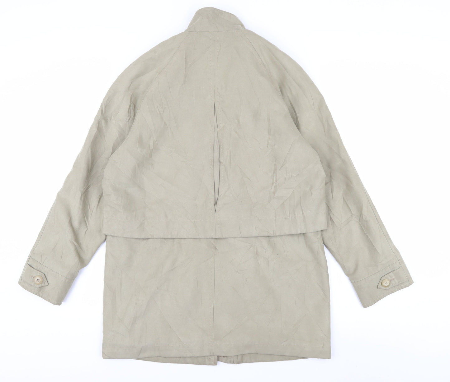 Womens UK Size 12 Marks and Spencer Beige Basic Jacket