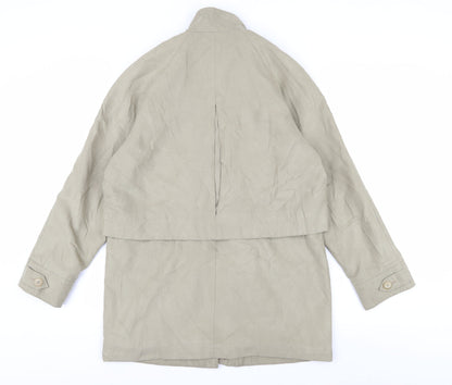 Womens UK Size 12 Marks and Spencer Beige Basic Jacket
