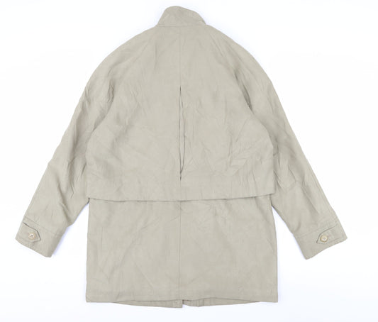 Womens UK Size 12 Marks and Spencer Beige Basic Jacket