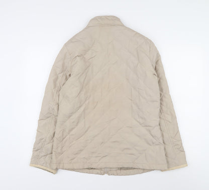 Autonomy Women's Beige Quilted Jacket Size 12