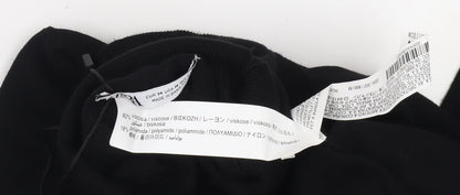 Zara Men's Black M High Neck Pullover Jumper