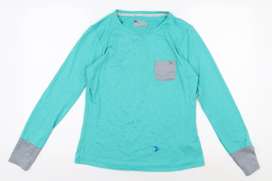Berghaus Women's Blue Long Sleeve Jersey T-Shirt Size 12