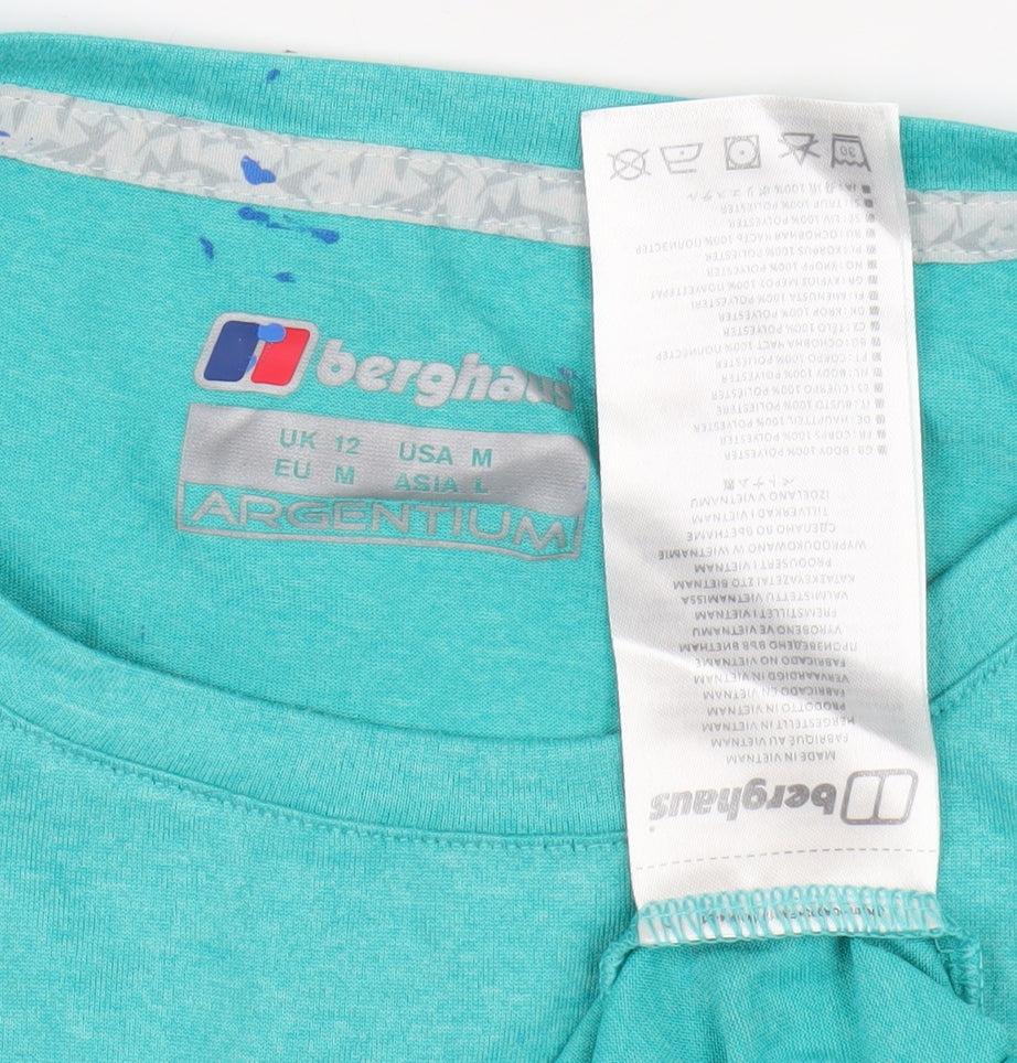 Berghaus Women's Blue Long Sleeve Jersey T-Shirt Size 12