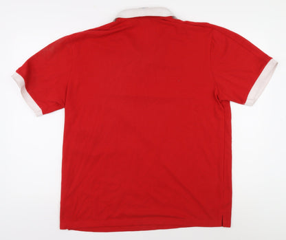 UEFA EURO 2020 Men's Red 2XL Polo Shirt