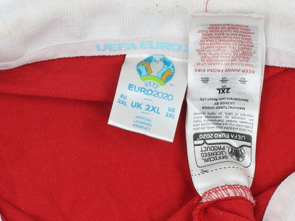 UEFA EURO 2020 Men's Red 2XL Polo Shirt