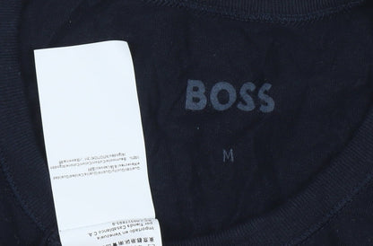 BOSS Men's Black Medium Short Sleeve Logo T-Shirt