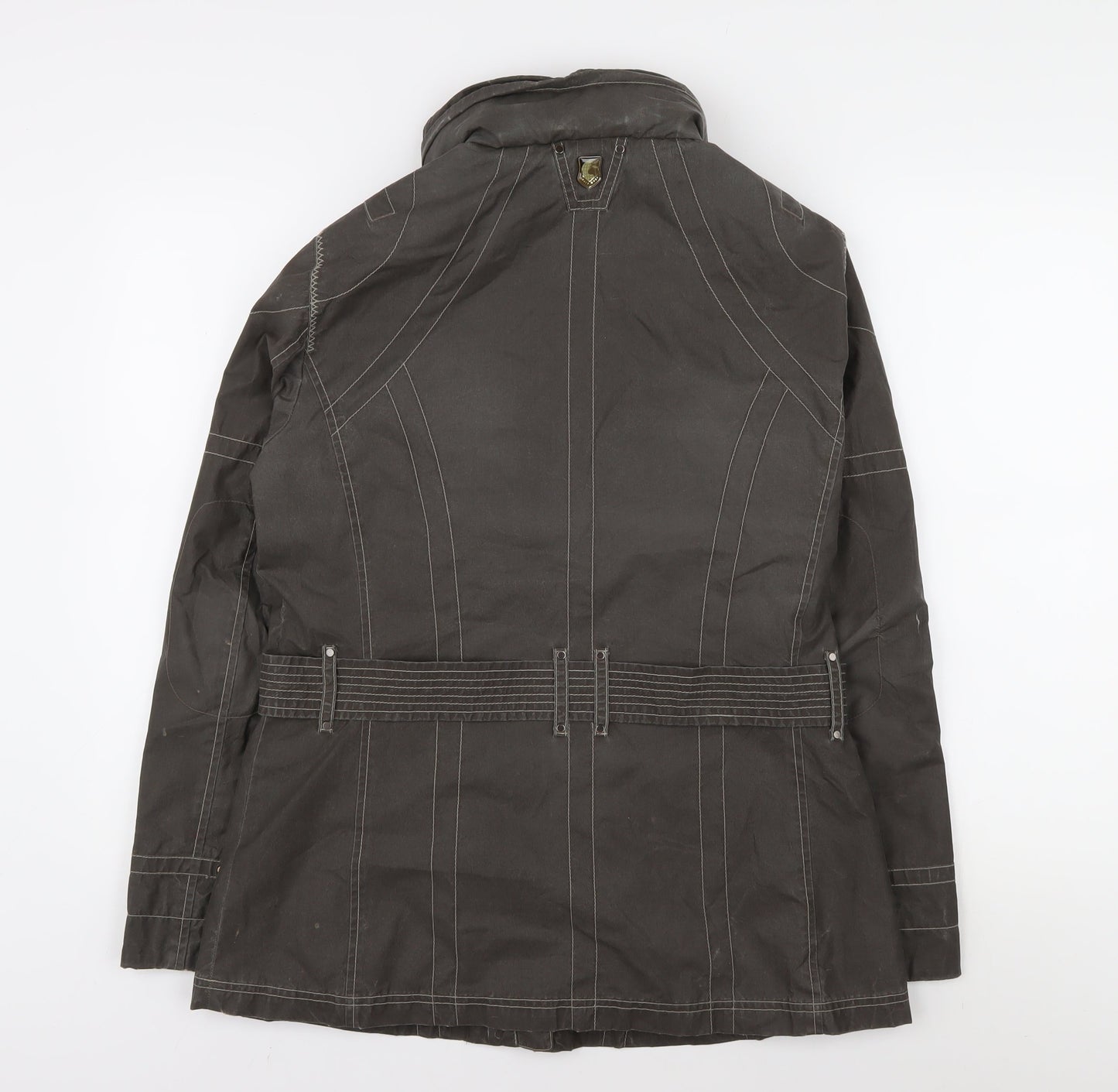 Womens UK Size 12 Betty Barclay Brown Military Jacket