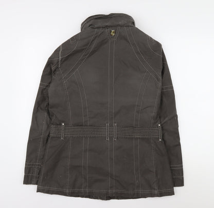 Womens UK Size 12 Betty Barclay Brown Military Jacket