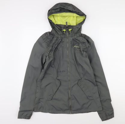 Womens UK Size XS Quechua Grey Rain Coat