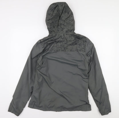 Womens UK Size XS Quechua Grey Rain Coat
