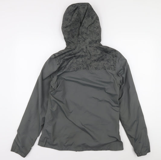 Womens UK Size XS Quechua Grey Rain Coat