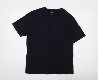 Mens UK Size M DKNY Black  T-Shirt