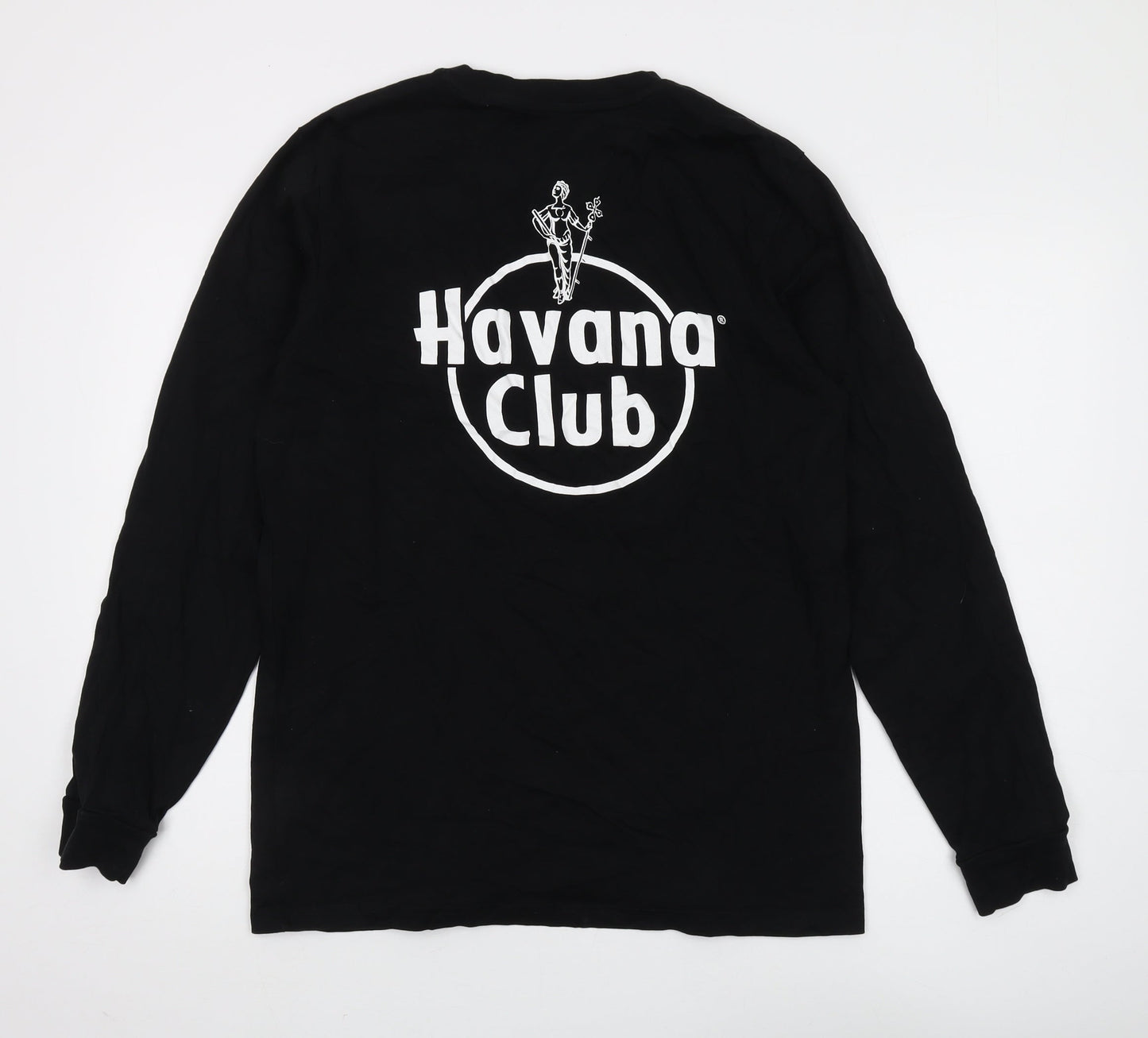 Stanley/Stella Men's Black Long Sleeve T-Shirt, L