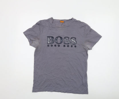 Mens UK Size M HUGO BOSS Grey  T-Shirt