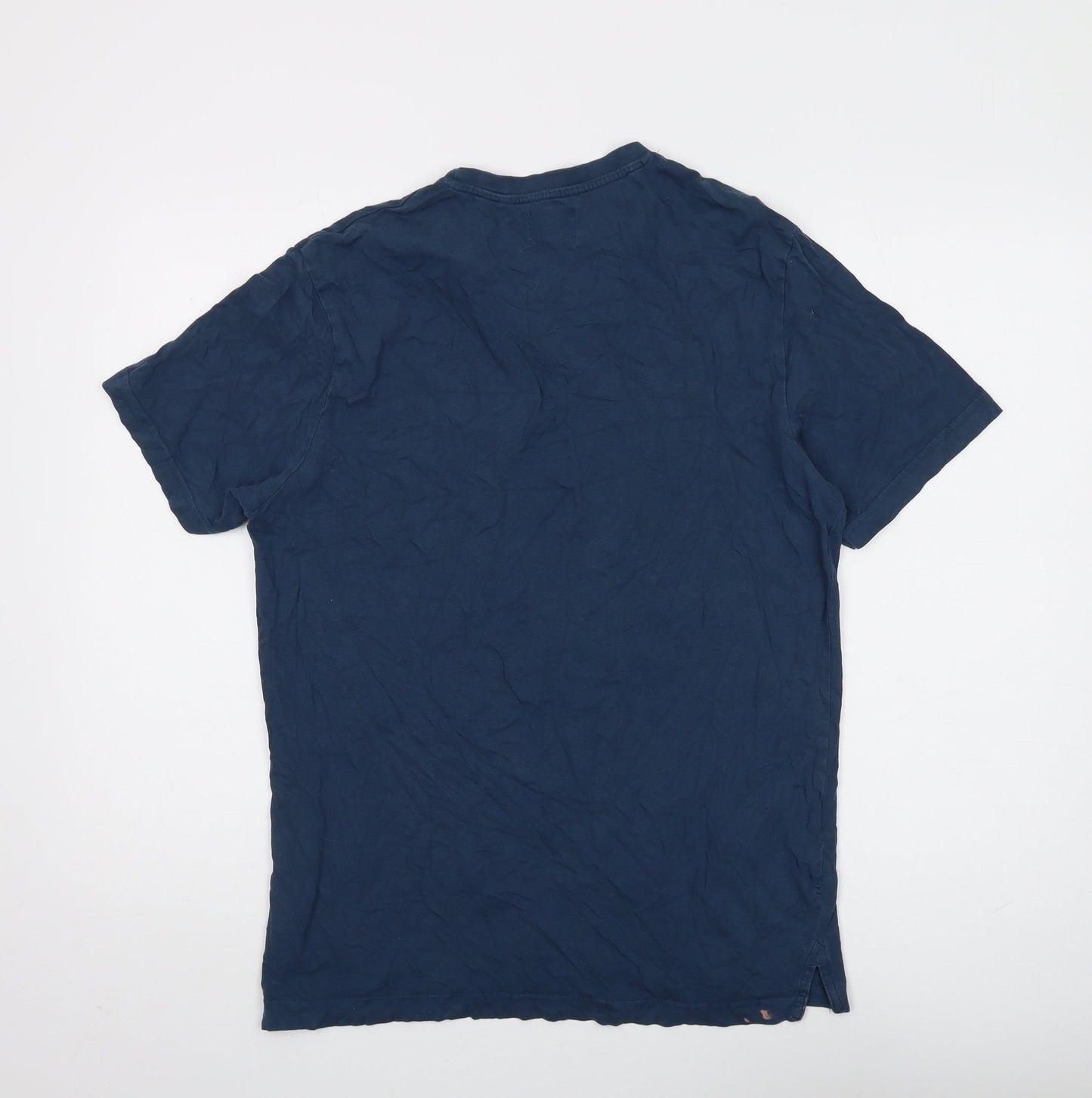 Lee Cooper Men's Blue Logo Graphic T-Shirt Size L