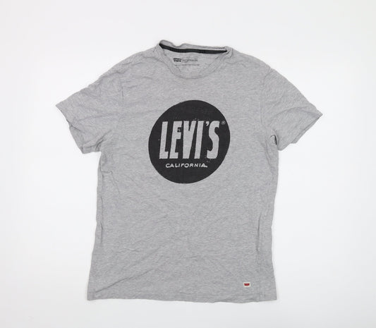Levi's Men's Grey Logo T-Shirt M Regular Fit