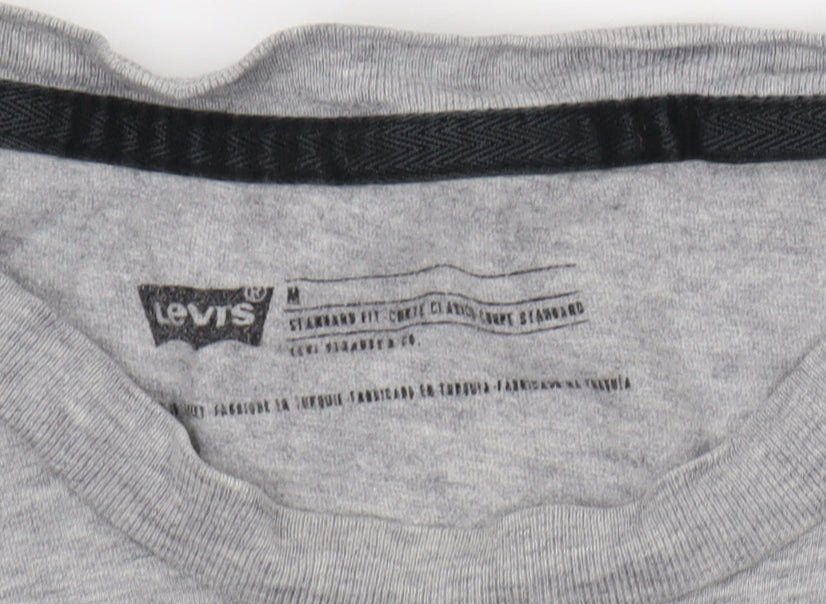 Levi's Men's Grey Logo T-Shirt M Regular Fit