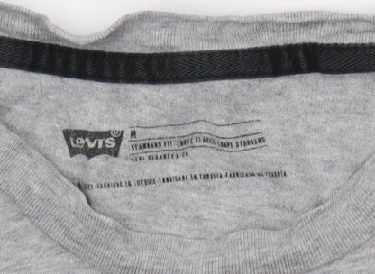 Levi's Men's Grey Logo T-Shirt M Regular Fit