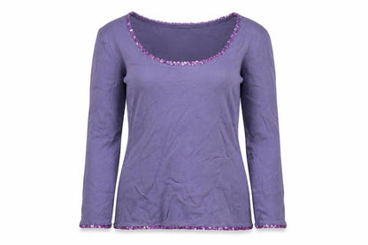 Womens UK Size 10 Boden Purple Basic T-Shirt