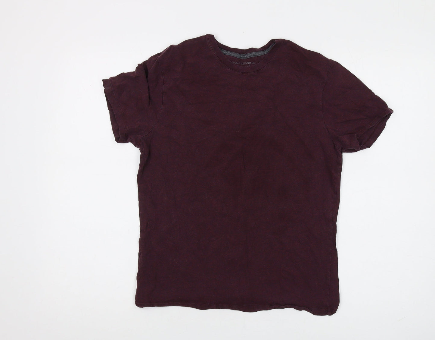 Banana Republic Unisex Purple Crew Neck T-Shirt S