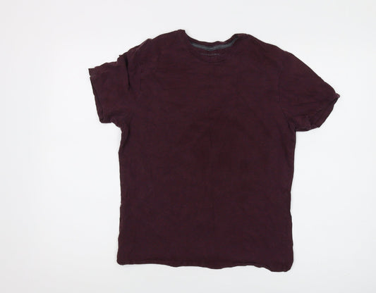Banana Republic Unisex Purple Crew Neck T-Shirt S