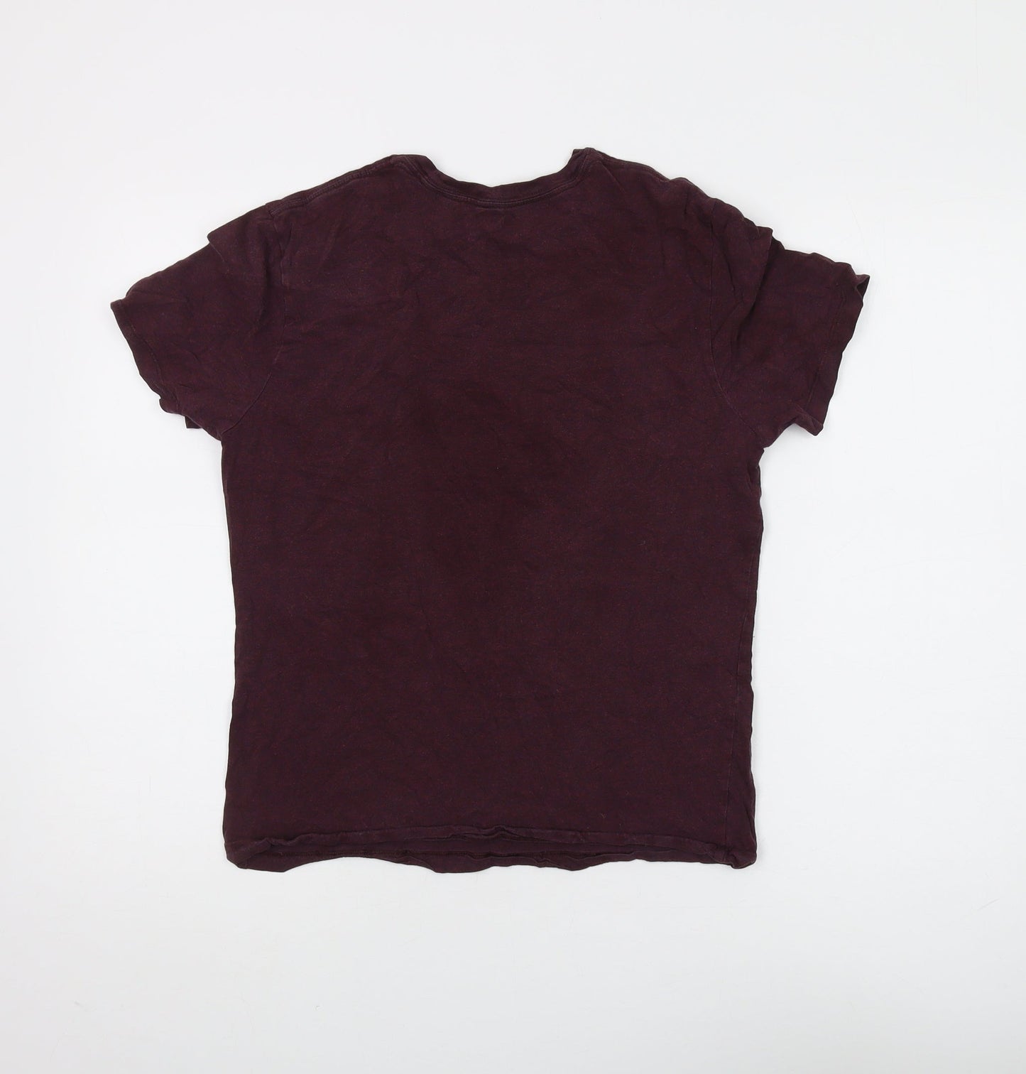 Banana Republic Unisex Purple Crew Neck T-Shirt S