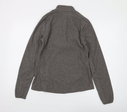 Decathlon Women's Grey Henley Sweatshirt M