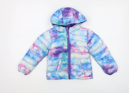 Mountain Warehouse Girls Multicoloured Galaxy Puffer Jacket 2-3Y