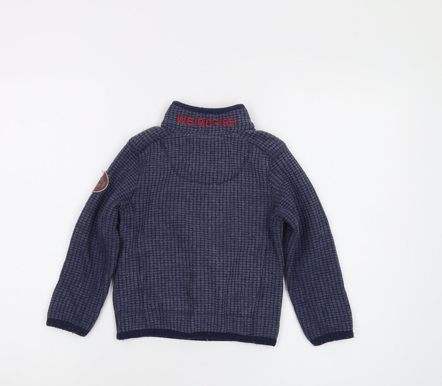 Weird Fish Boys Blue 1/4 Zip Sweatshirt 3-4 Years