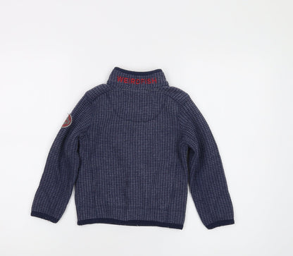 Weird Fish Boys Blue 1/4 Zip Sweatshirt 3-4 Years