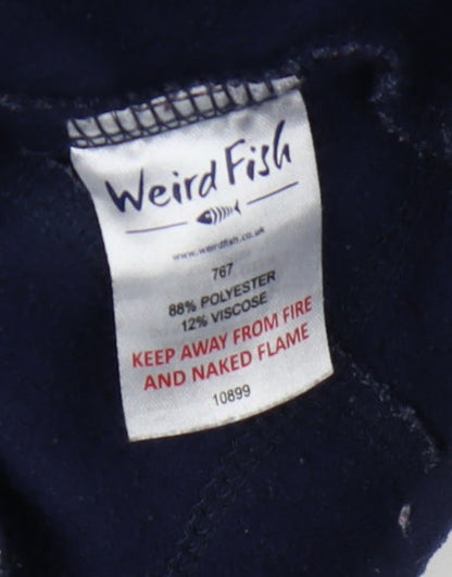 Weird Fish Boys Blue 1/4 Zip Sweatshirt 3-4 Years