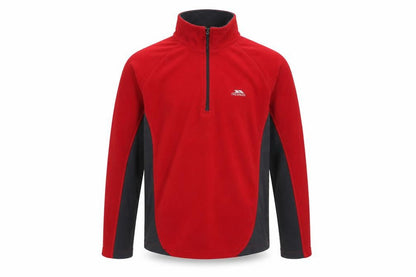 Mens UK Size XS Trespass Red 1/4 Zip Sweatshirt