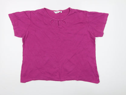 Womens UK Size M Isle Pink  T-Shirt