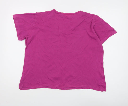 Womens UK Size M Isle Pink  T-Shirt