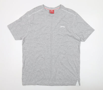Slazenger Men’s Grey 2XL Crew Neck T-Shirt