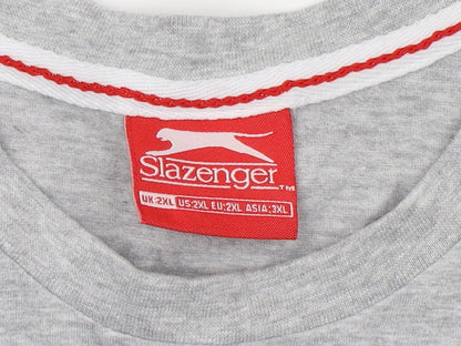 Slazenger Men’s Grey 2XL Crew Neck T-Shirt