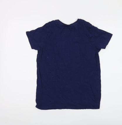 Marvel Boys Blue Superhero T-Shirt, Graphic Print, 10-11 Years